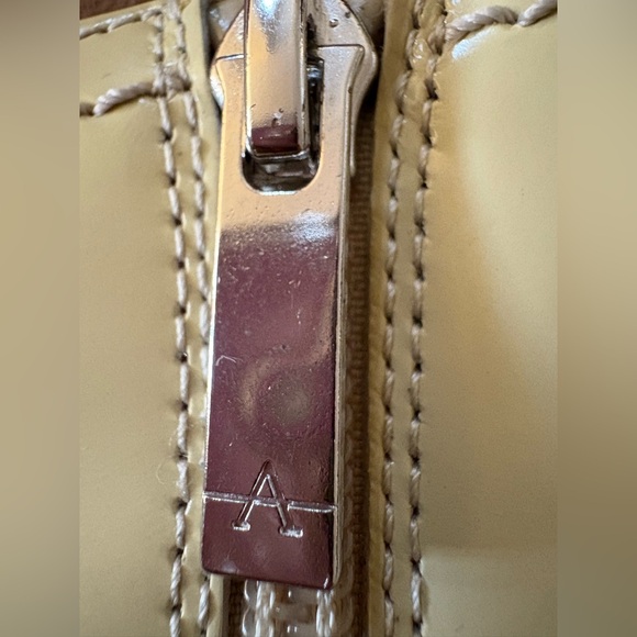 Aquatalia Women’s Ankle Boots Beige Patent Leather 9.5 Made in Italy EUC - Picture 6 of 7